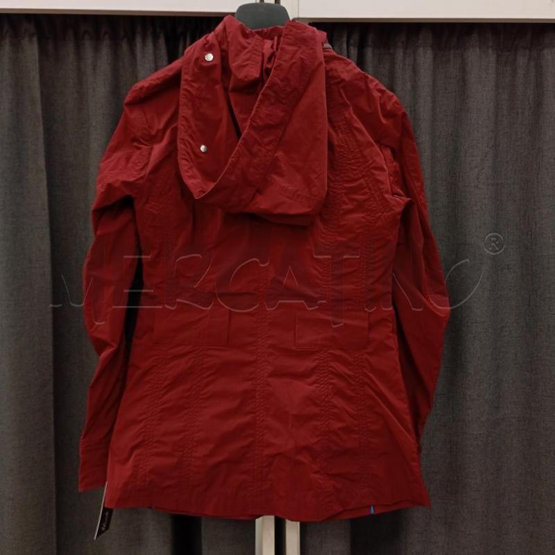GIACCA A VENTO DONNA PIQUADRO ROSSO GRANATO | Mercatino dell'Usato Burolo 2
