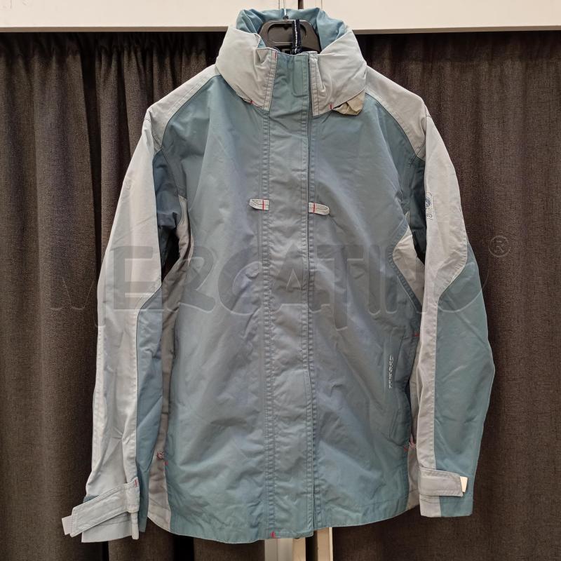 GIACCA A VENTO DONNA TRIBORD AZZURRO BIANCO | Mercatino dell'Usato Burolo 1