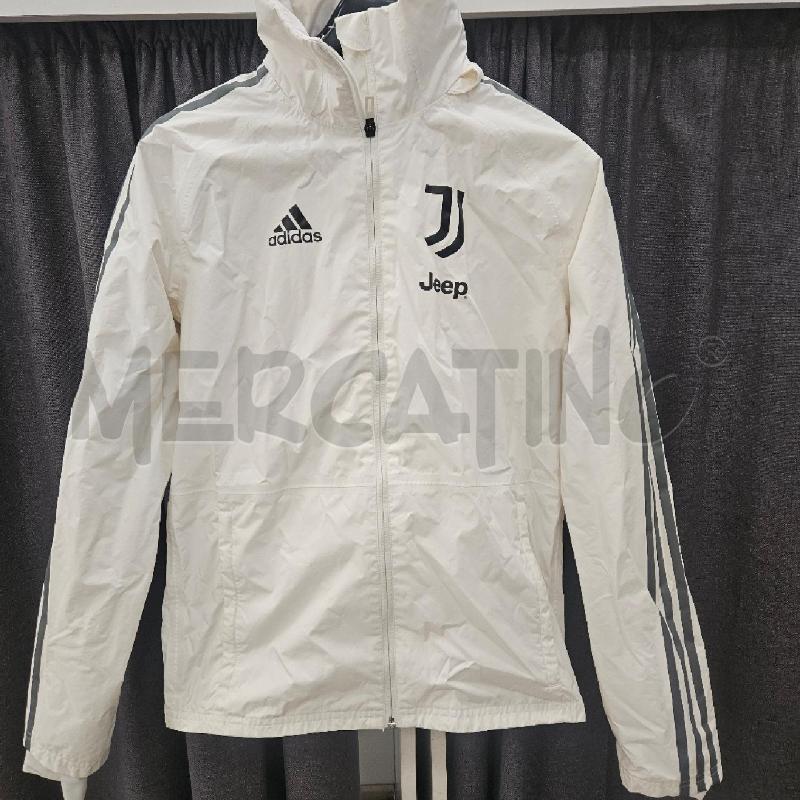 GIACCA A VENTO UOMO ADIDAS JEEP BIANCA MANICA RAGLAN | Mercatino dell'Usato Burolo 1