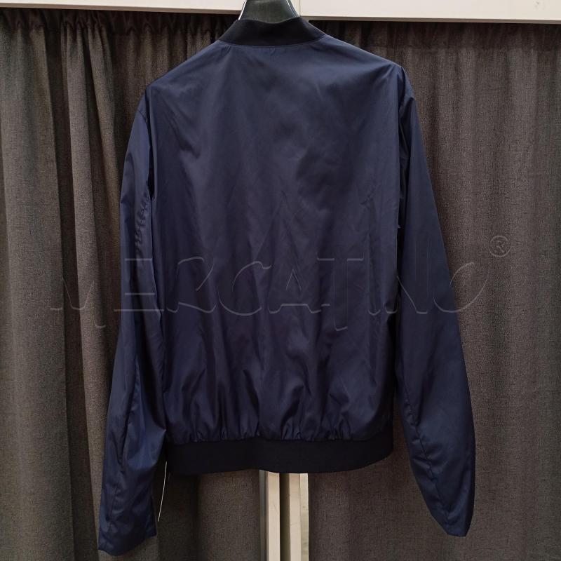 GIACCA A VENTO UOMO ARMANI BLU CON MELANGE QUADRI | Mercatino dell'Usato Burolo 2