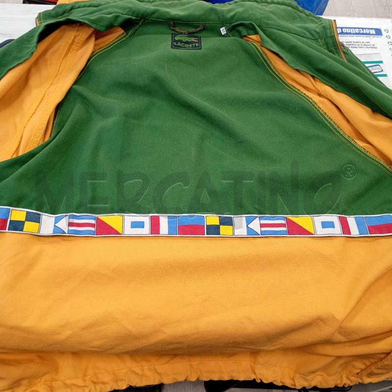 GIACCA A VENTO UOMO LACOSTE GIALLO VERDE CTONE | Mercatino dell'Usato Burolo 4