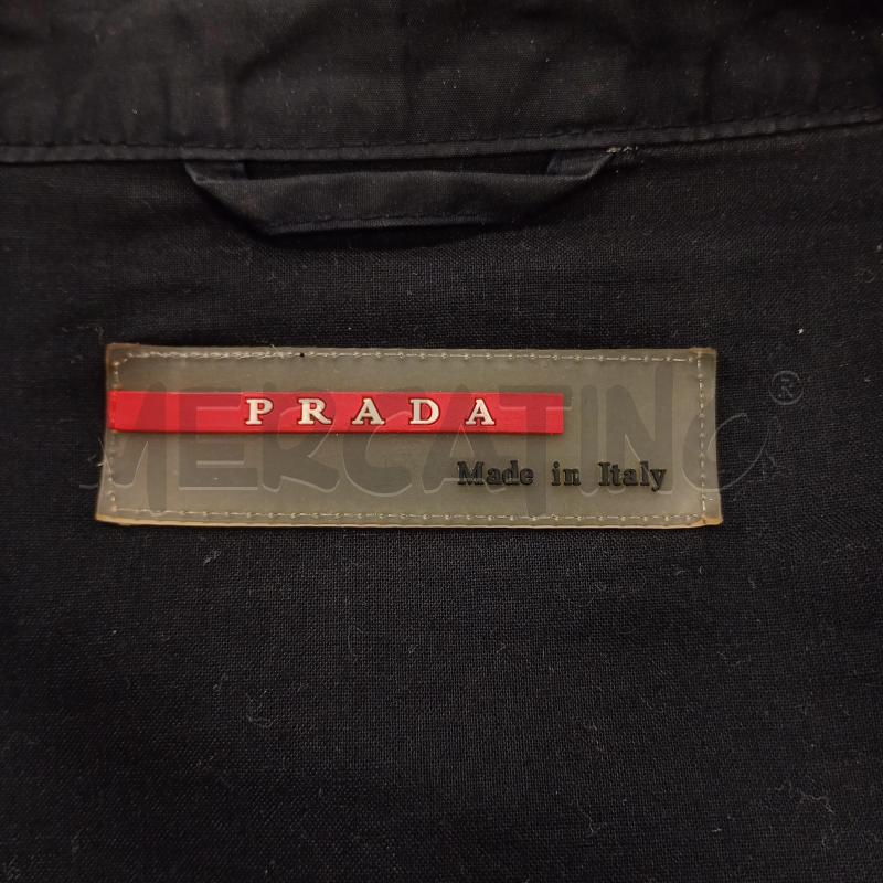 GIACCA A VENTO UOMO PRADA NERA TESSUTO TECNICO | Mercatino dell'Usato Burolo 4