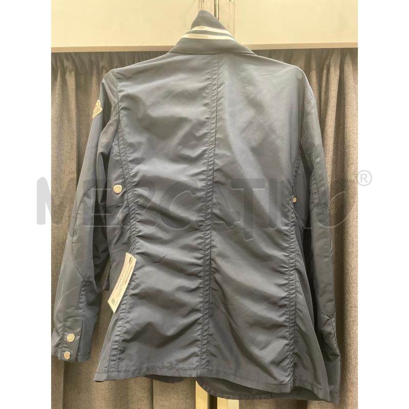 GIACCA BAMBINO ANTIVENTO MONCLER BLU SCURO COLLETTO RIGHE BIANCHE | Mercatino dell'Usato Burolo 3