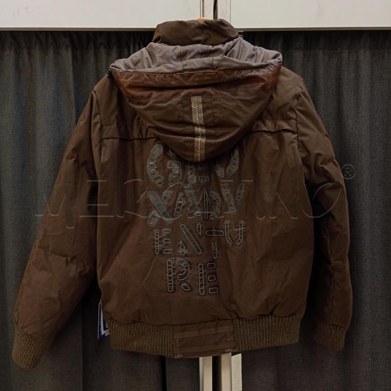 GIACCA BAMBINO GEOX MARRONE CON TASCA CAPPUCCIO | Mercatino dell'Usato Burolo 2