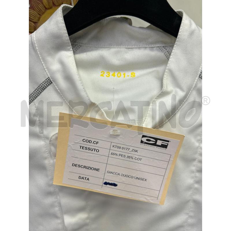 GIACCA CUOCO BIANCA UNISEX | Mercatino dell'Usato Burolo 2
