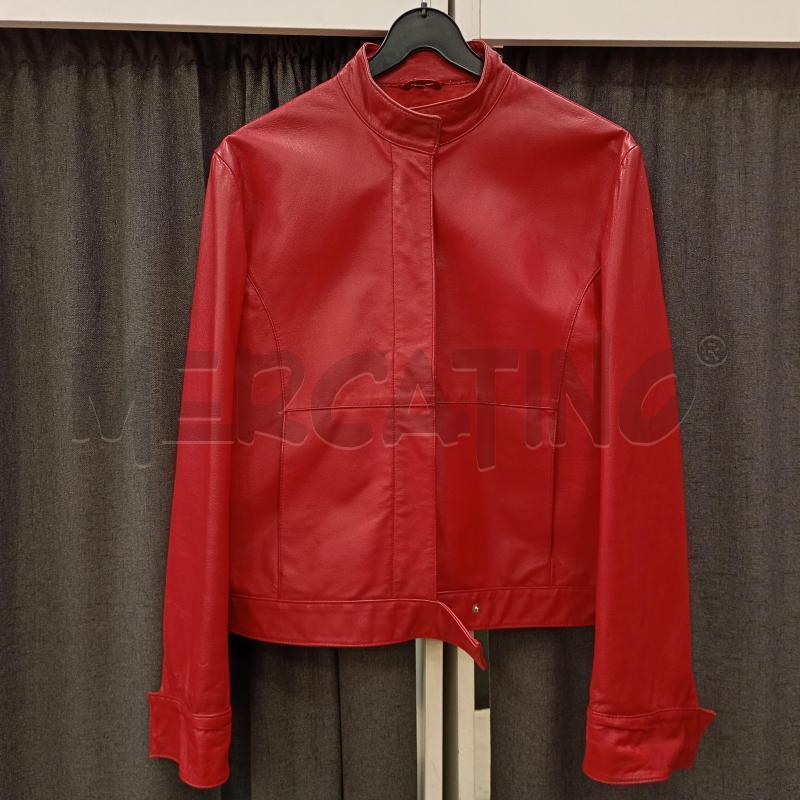 GIACCA DONNA PELLE ROSSA  | Mercatino dell'Usato Burolo 1