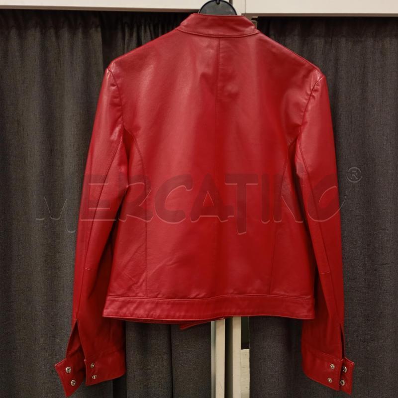 GIACCA DONNA PELLE ROSSA  | Mercatino dell'Usato Burolo 2