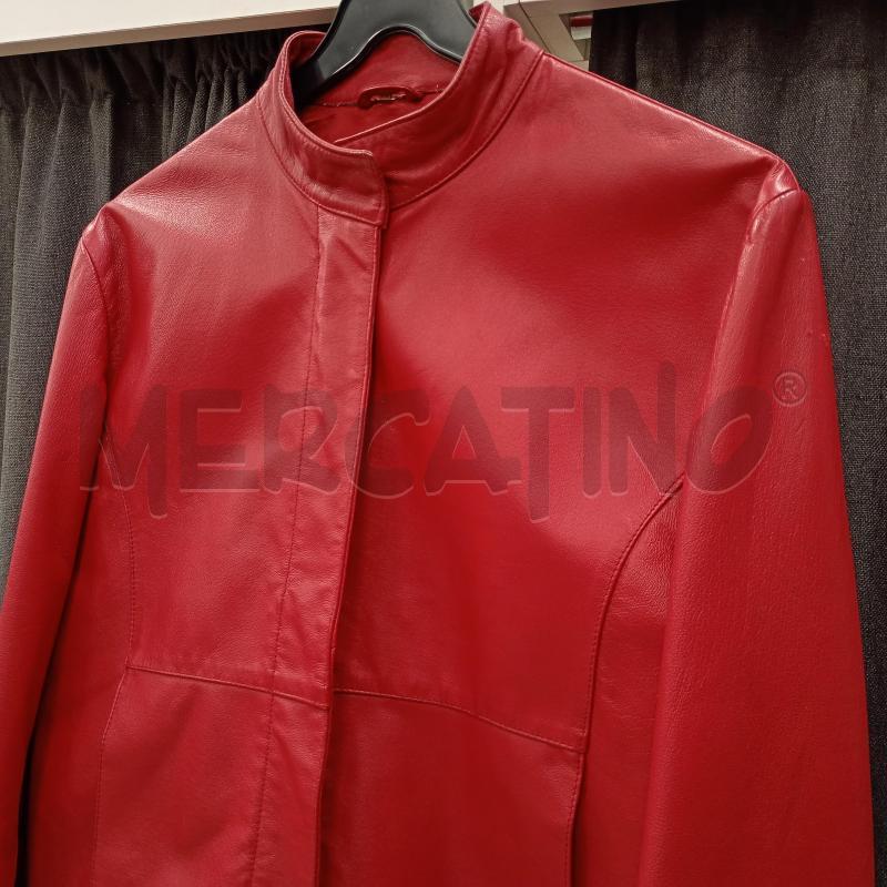 GIACCA DONNA PELLE ROSSA  | Mercatino dell'Usato Burolo 3