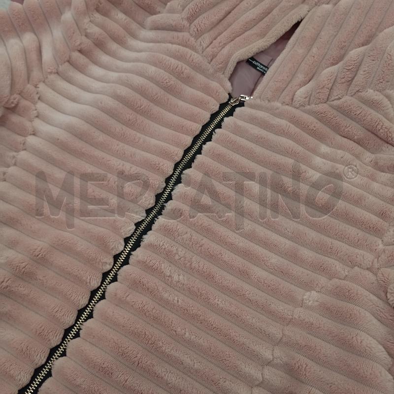 GIACCA DONNA PITTARELLO ROSA CIPRIA PELLICCIOTO CON CAPPUCCIO | Mercatino dell'Usato Burolo 4