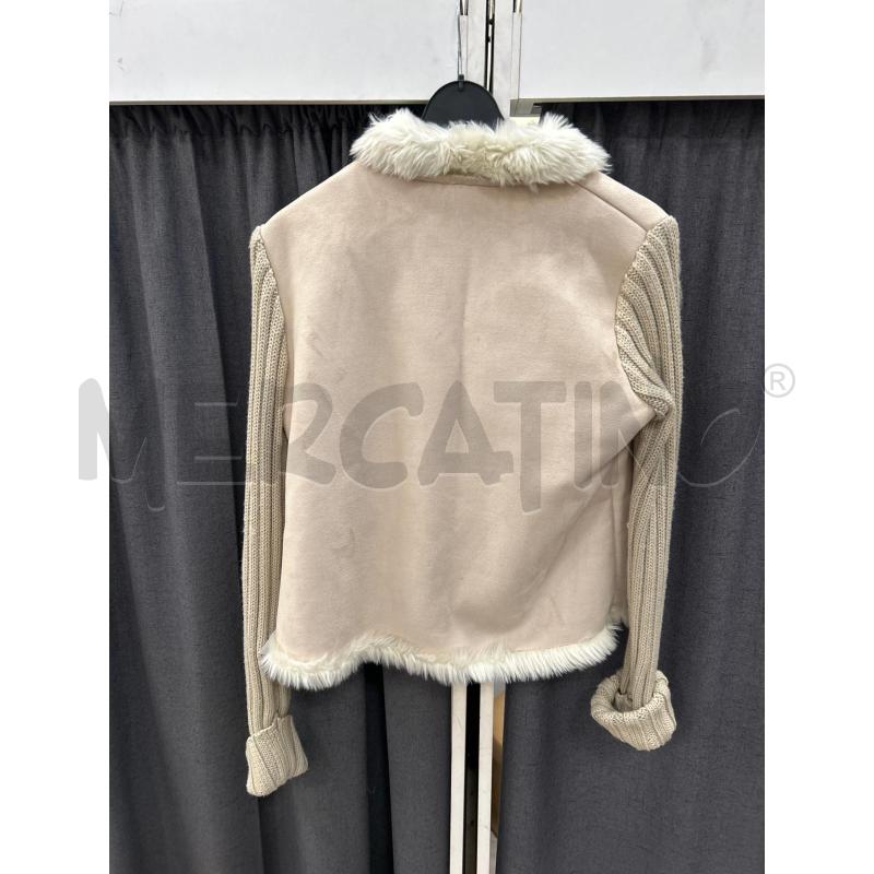 GIACCA DONNA SCAMOSCIATO CON PELO INTERNO MANICHE COSTINA | Mercatino dell'Usato Burolo 3