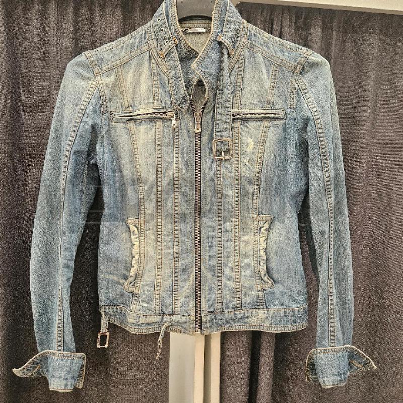 GIACCA JEANS DOLCE GABBANA CON FIBIA CHIUSURA COLLO | Mercatino dell'Usato Burolo 1
