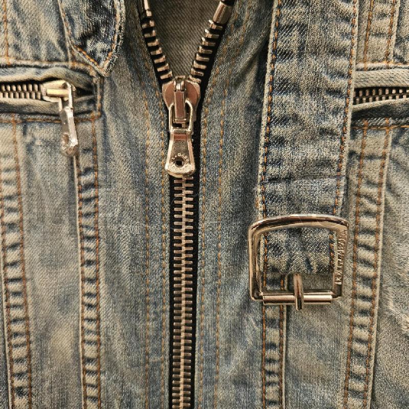 GIACCA JEANS DOLCE GABBANA CON FIBIA CHIUSURA COLLO | Mercatino dell'Usato Burolo 2