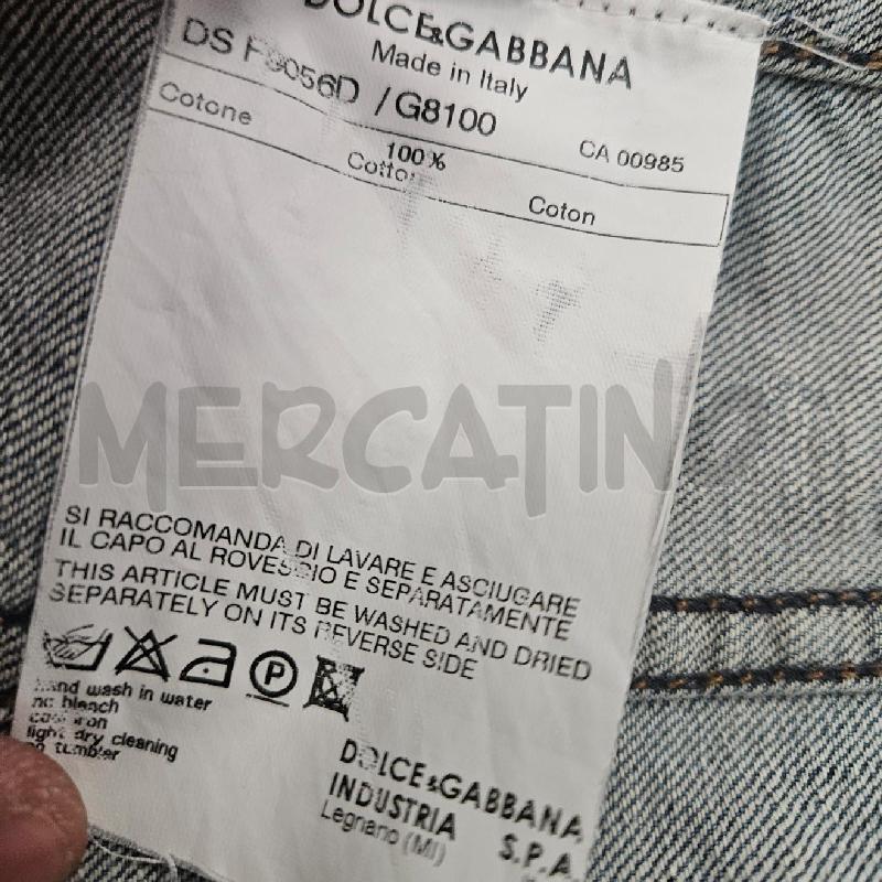 GIACCA JEANS DOLCE GABBANA CON FIBIA CHIUSURA COLLO | Mercatino dell'Usato Burolo 3