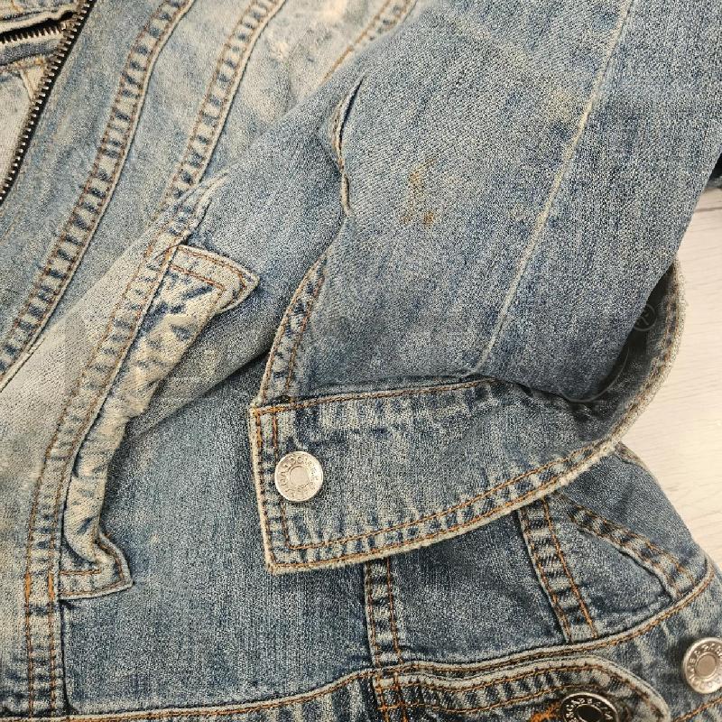 GIACCA JEANS DOLCE GABBANA CON FIBIA CHIUSURA COLLO | Mercatino dell'Usato Burolo 4