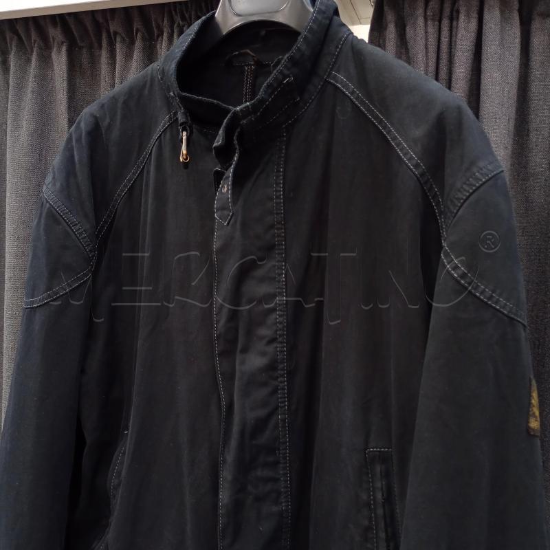 GIACCA UOMO BELSTAFF JEANS NERO VINTAGE | Mercatino dell'Usato Burolo 3