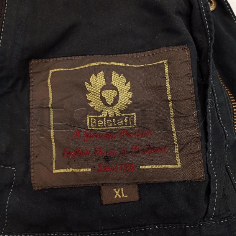 GIACCA UOMO BELSTAFF JEANS NERO VINTAGE | Mercatino dell'Usato Burolo 4