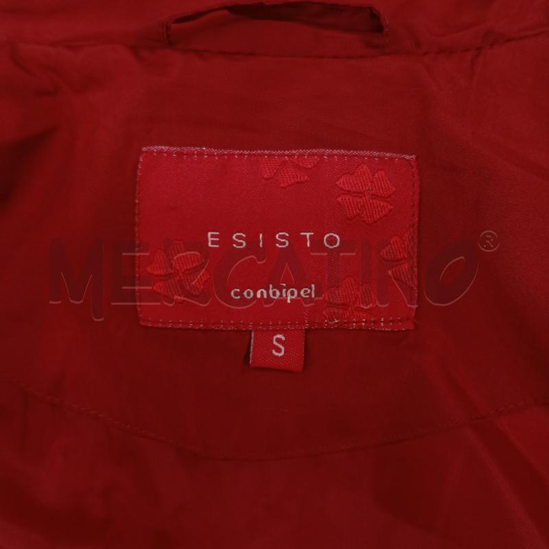 GILET DONNA ESISTO CONBIPEL ROSSO 40GRAMMNI ZIP TASCHINI | Mercatino dell'Usato Burolo 4