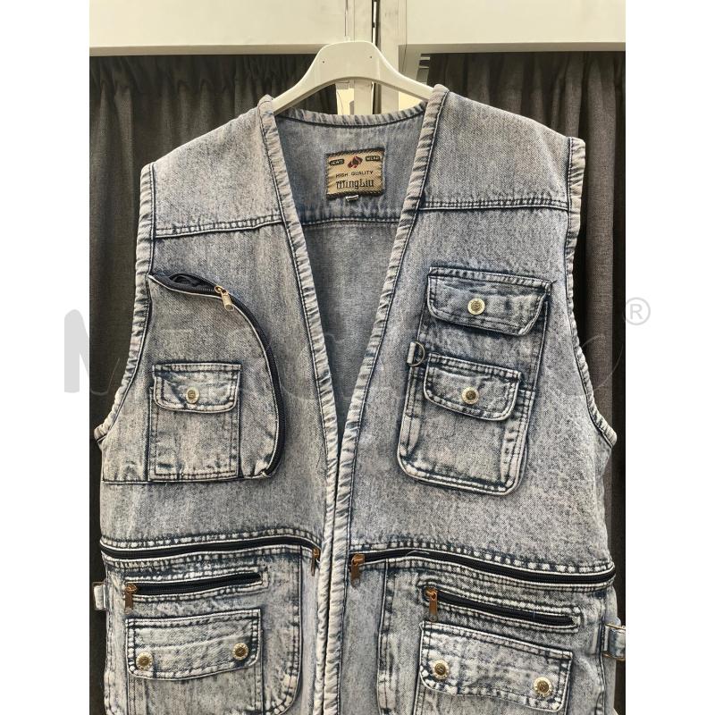 GILET UOMO JEANS MINGLIU | Mercatino dell'Usato Burolo 2