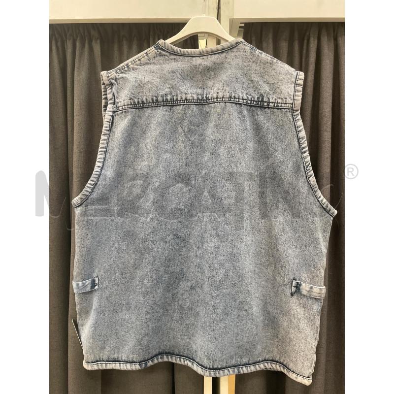 GILET UOMO JEANS MINGLIU | Mercatino dell'Usato Burolo 3