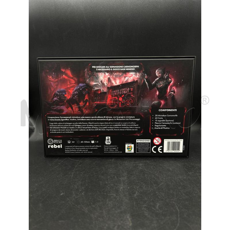 GIOCO COLLEZIONE NEMESIS ESPANSIONE CARNOMORPH  | Mercatino dell'Usato Burolo 2