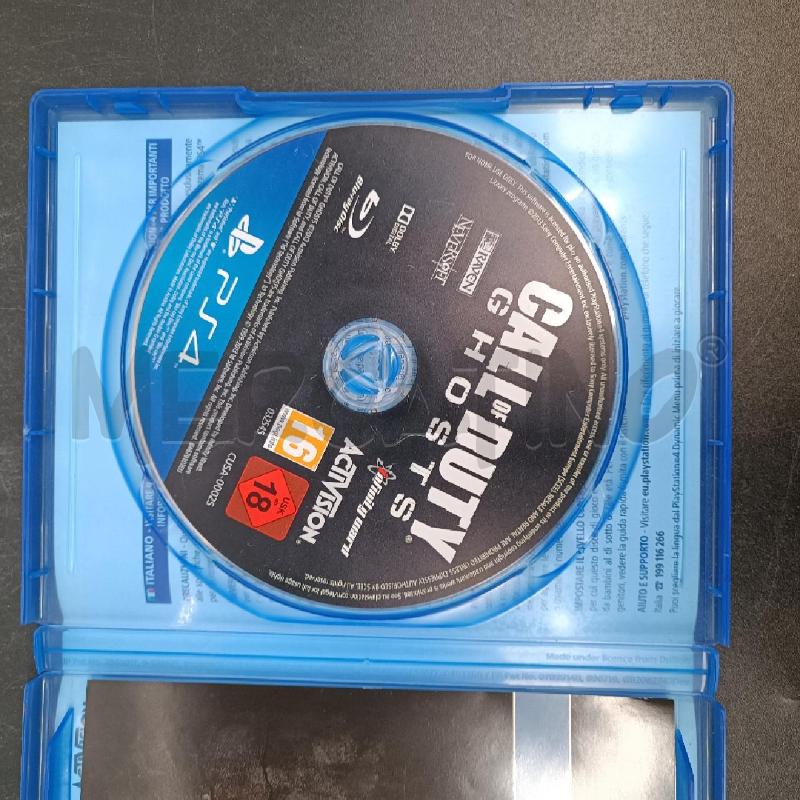 GIOCO COMPUTER PS4 CALL OF DUTY GHOSTS CON RIGHE | Mercatino dell'Usato Burolo 2