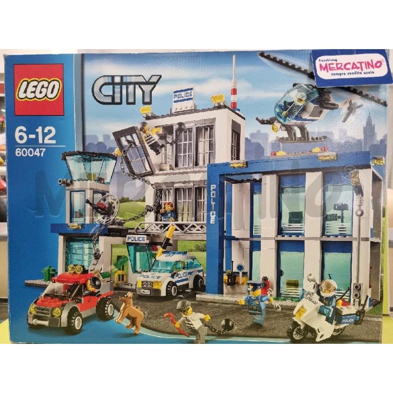 GIOCO LEGO CITY STAZIONE POLIZIA COMPLETO | Mercatino dell'Usato Burolo 1