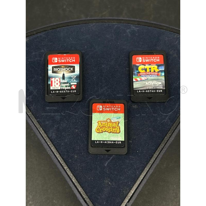 GIOCO NINTENDO SWITCH PZ 3 ANIMAL CROSSING BIOSHOCK CTR | Mercatino dell'Usato Burolo 1