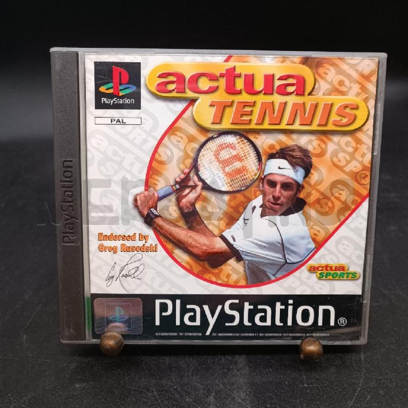 GIOCO PS1 ACTUA TENNIS + LIBRETTO | Mercatino dell'Usato Burolo 1