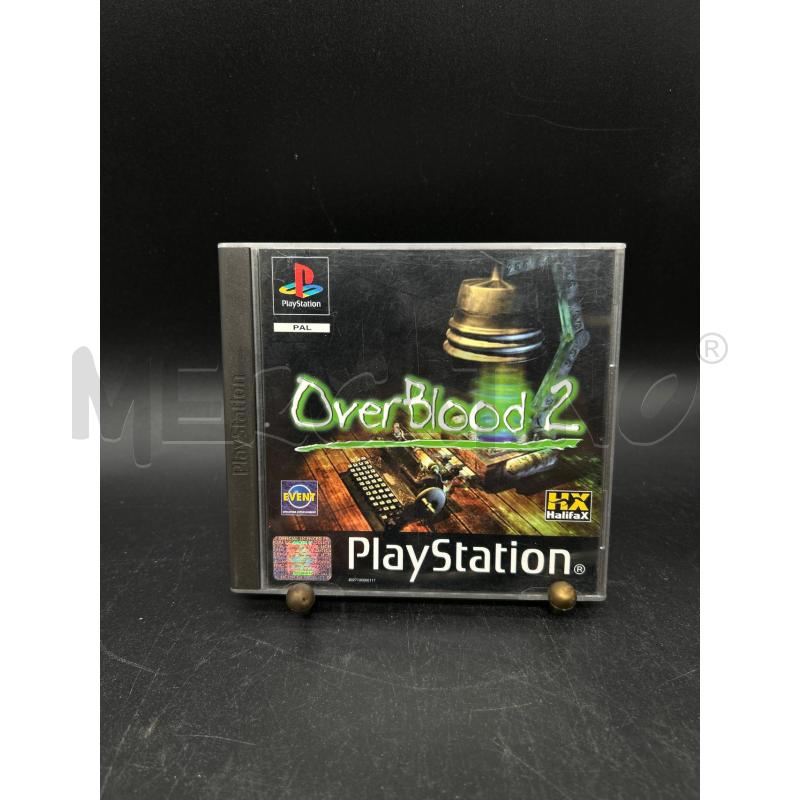 GIOCO PS1 OVERBLOOD 2 CON QUALCHE RIGA DA TESTARE | Mercatino dell'Usato Burolo 1