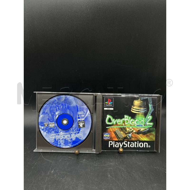 GIOCO PS1 OVERBLOOD 2 CON QUALCHE RIGA DA TESTARE | Mercatino dell'Usato Burolo 2