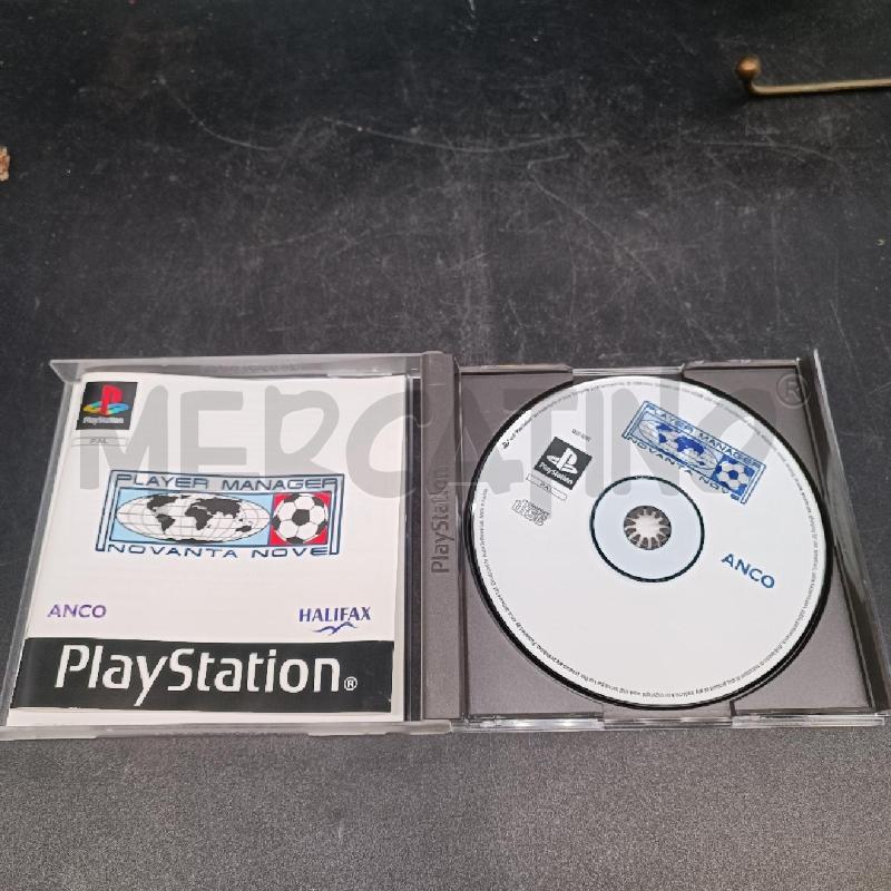 GIOCO PS1 PLAYER MANEGAER 99 + LIBRETTO | Mercatino dell'Usato Burolo 2