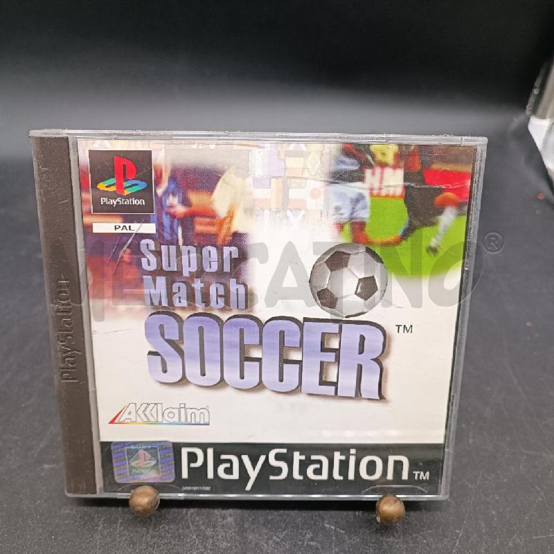 GIOCO PS1 SUPER MATCH SOCCER + LIBRETTO | Mercatino dell'Usato Burolo 1