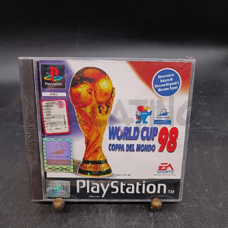 GIOCO PS1 WORLD CUP 98 + LIBRETTO | Mercatino dell'Usato Burolo 1