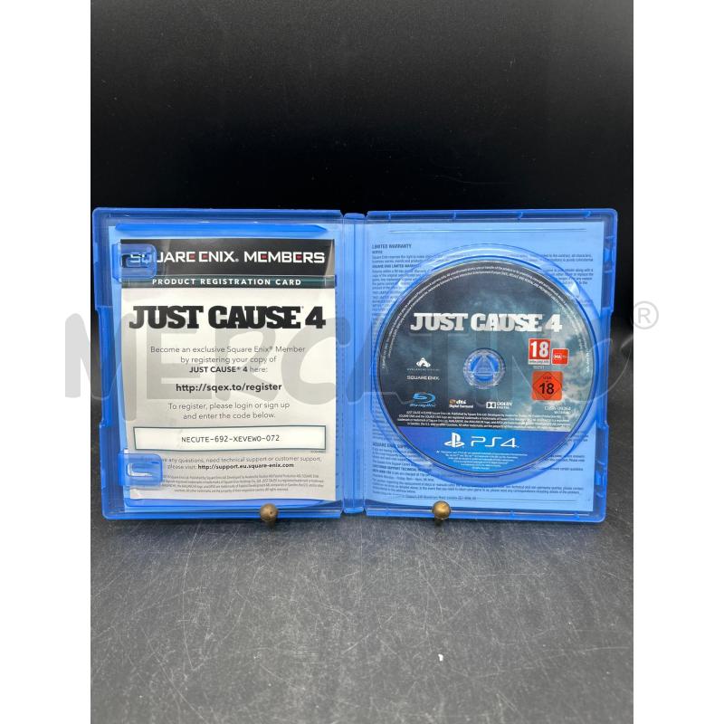 GIOCO PS4 JUST CAUSE 4 | Mercatino dell'Usato Burolo 2
