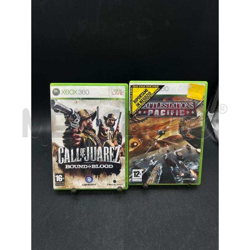 GIOCO XBOX BATTLESTATIONS + CALL OF JUAREZ | Mercatino dell'Usato Burolo 1