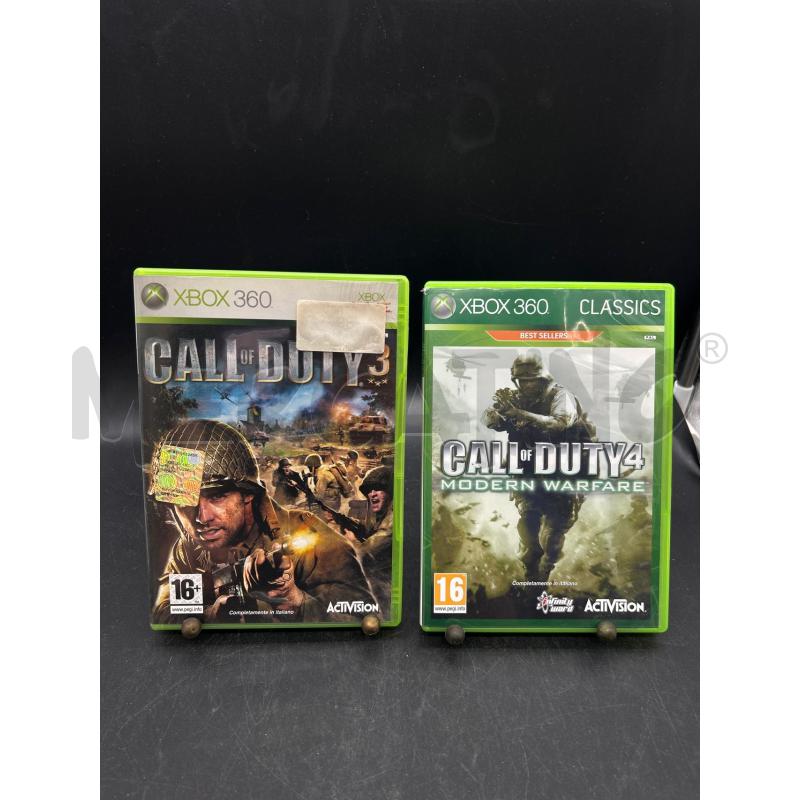 GIOCO XBOX CALL OF DUTY 3 4  | Mercatino dell'Usato Burolo 1