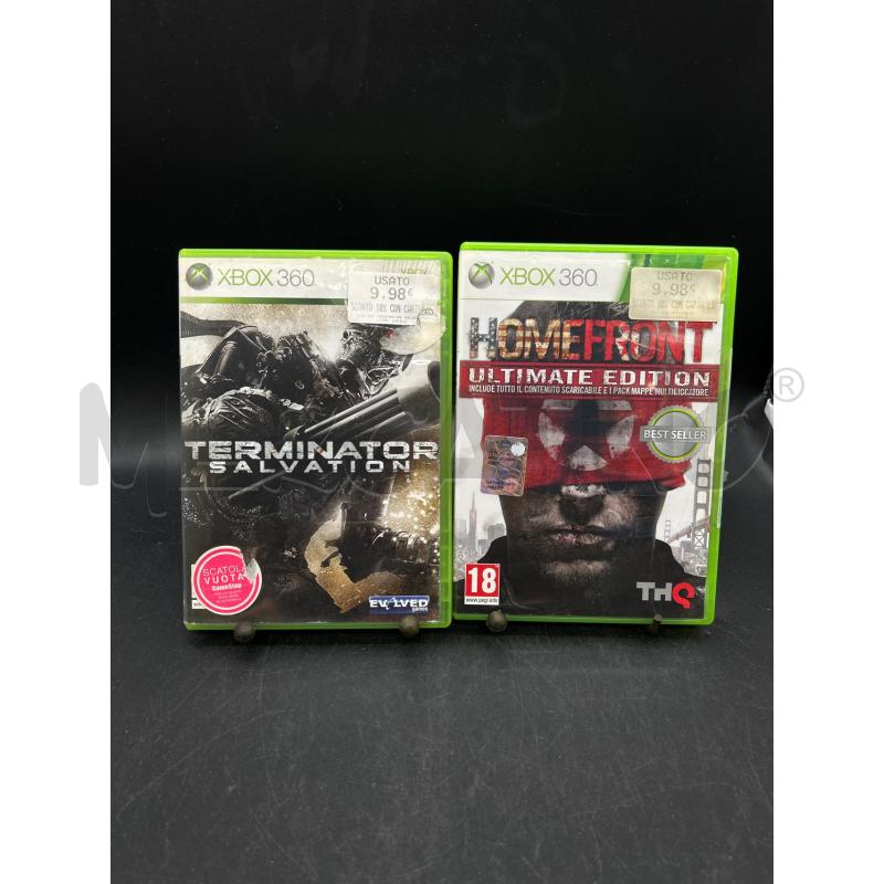 GIOCO XBOX TERMINATOR + HOMEFRONT | Mercatino dell'Usato Burolo 1