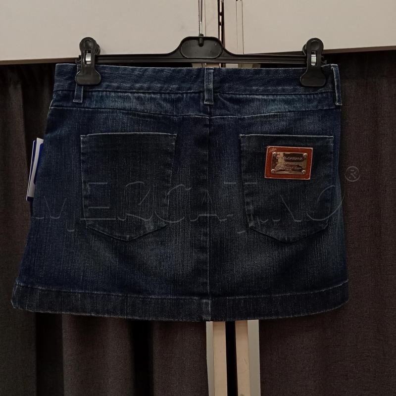 GONNA DOLCE E GABBANA IN JEANS BLU CHISURUA ZIP | Mercatino dell'Usato Burolo 2