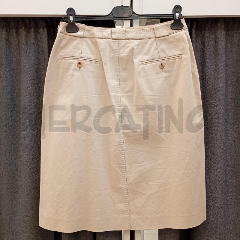GONNA MAX MARA BEIGE TESSUTO TECNICO ZIP | Mercatino dell'Usato Burolo 2