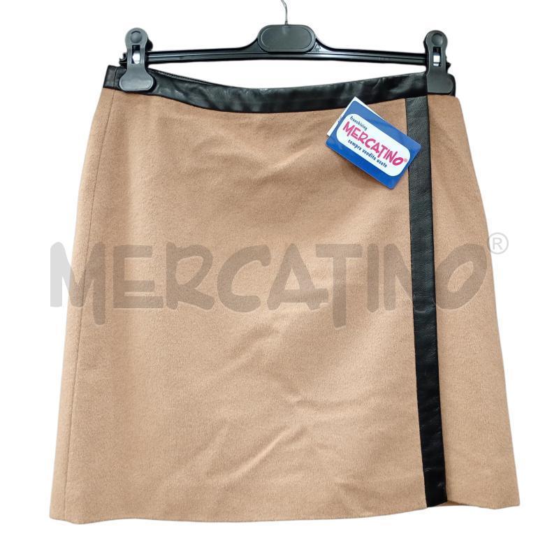 GONNA RALPH LAUREN BEIGE LANA CUOIO NERO  | Mercatino dell'Usato Burolo 1