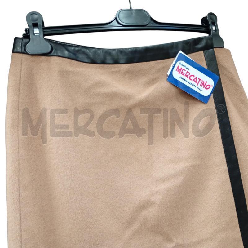 GONNA RALPH LAUREN BEIGE LANA CUOIO NERO  | Mercatino dell'Usato Burolo 3