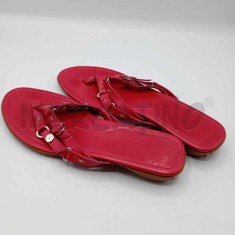 INFRADITO DONNA TOD'S ROSSO FRAGOLA  | Mercatino dell'Usato Burolo 3