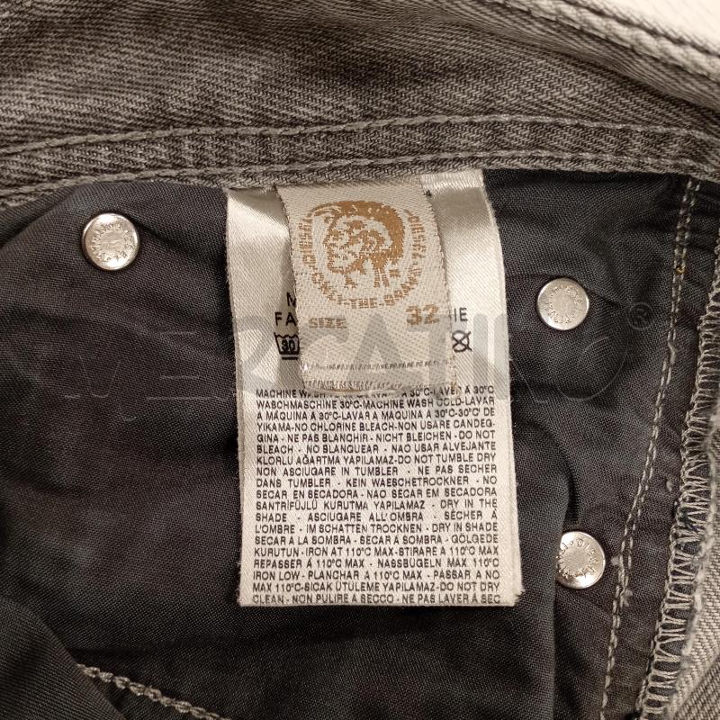 JEANS UOMO DIESEL GRIGIO CHIARO STONE WASHED | Mercatino dell'Usato Burolo 4