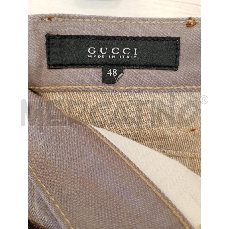 JEANS UOMO GUCCI GRGIIO VIOLETTO CANGIANTE  | Mercatino dell'Usato Burolo 4