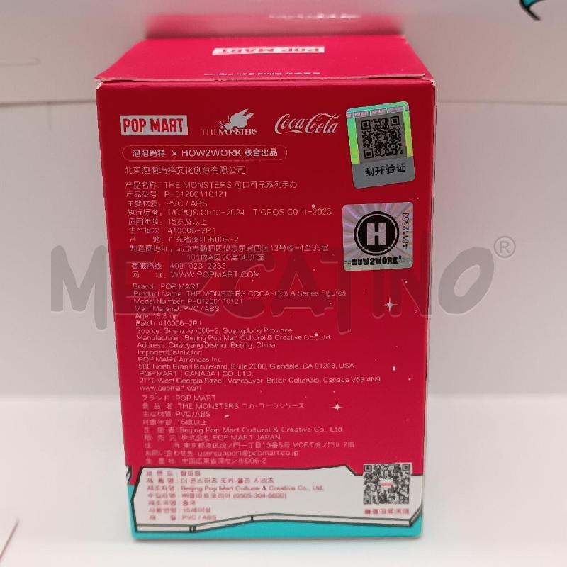 LABUBU X COCACOLA SEALED POP MART THE MONSTER | Mercatino dell'Usato Burolo 4