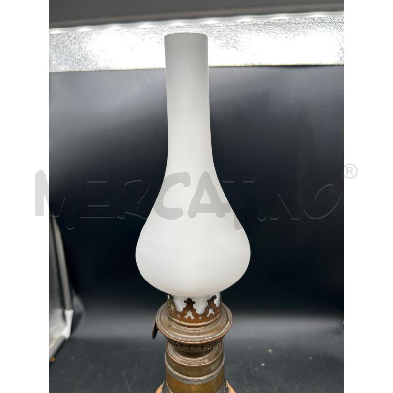 LAMPADA AD OLIO CERAMICA VETRO VIMINI | Mercatino dell'Usato Burolo 2