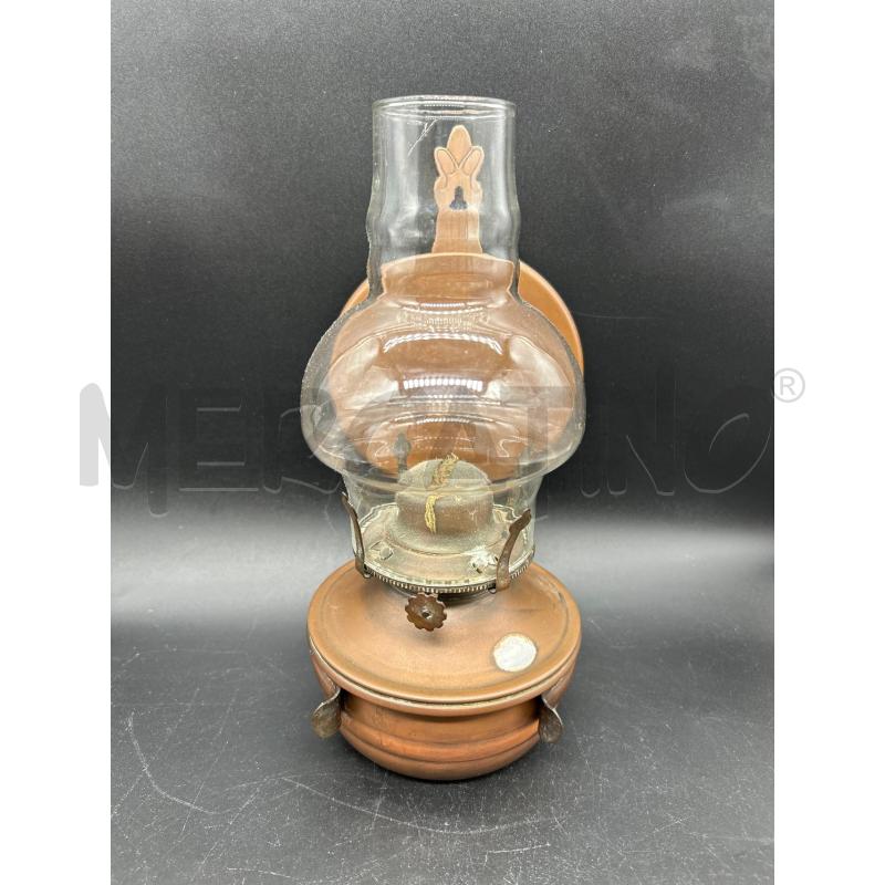 LAMPADA AD OLIO METALLO RAMATO | Mercatino dell'Usato Burolo 1