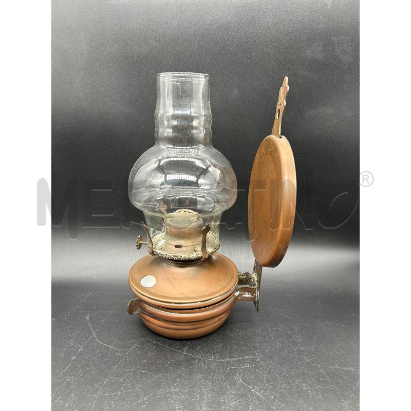 LAMPADA AD OLIO METALLO RAMATO | Mercatino dell'Usato Burolo 2
