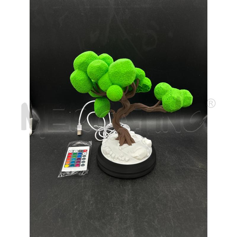 LAMPADA ALBERO LED 3D + TELECOMANDO | Mercatino dell'Usato Burolo 1