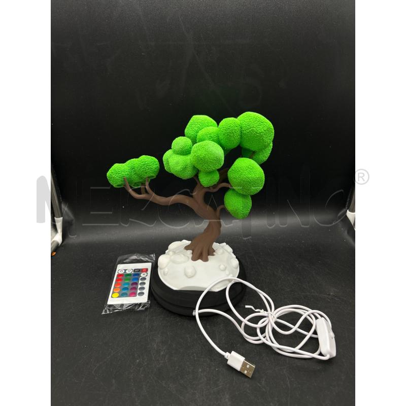 LAMPADA ALBERO LED 3D + TELECOMANDO | Mercatino dell'Usato Burolo 3